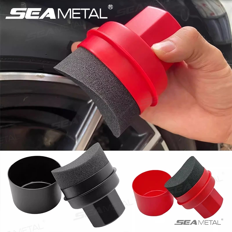 bàn chải chà lốp ô tô SEAMETAL Bàn chải đánh bóng lốp ô tô Tiện Dụng dưỡng lốp ô tô