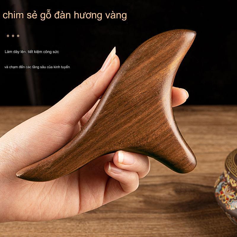 [Cod] Massage chân bằng gỗ đàn hương Máy mát xa bằng gỗ ba chân Bấm huyệt Máy mát xa phản xạ Điểm nhấn Dụng cụ trị liệu SPA Thư giãn cơ thể Cổ Shiatsu