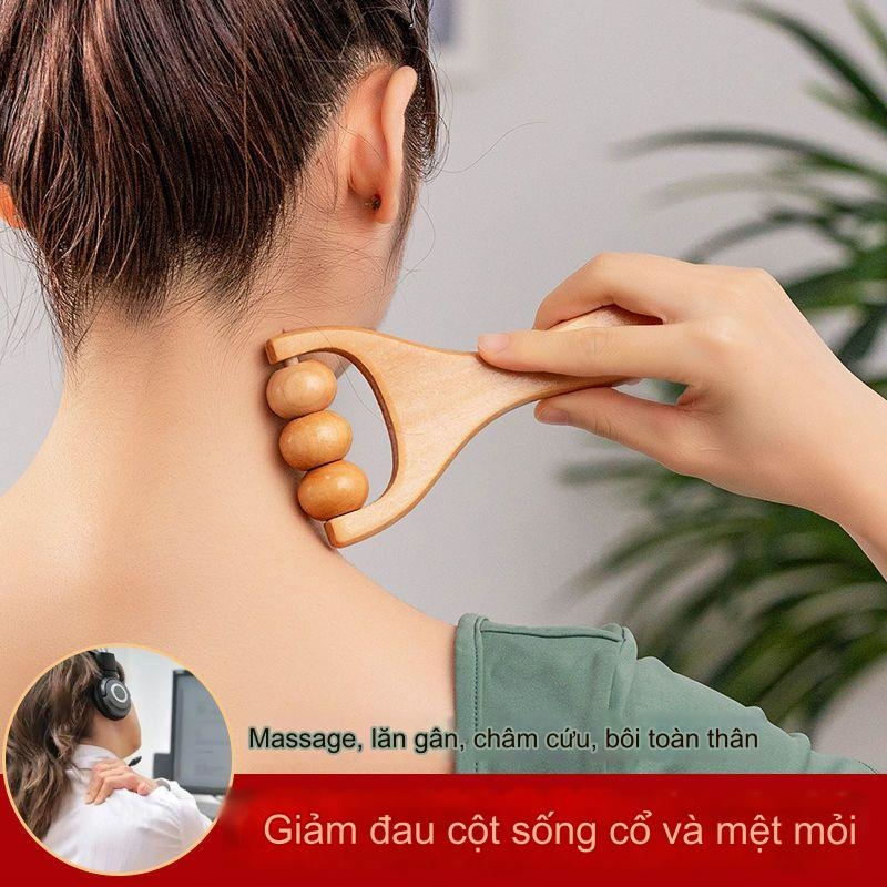 1 Máy Mát Xa Trị Liệu Massage Con Lăn Đầu Cổ Giảm Đau Cơ Dụng Cụ Trị Liệu Phản Quang Cơ Thể Guasha Đa Năng Máy Mát Xa Tay Mini Dụng Cụ Massage Chân