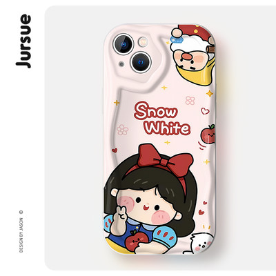Ốp lưng JURSUE hoạt hình dễ thương đẹp độc lạ ngộ nghĩnh cho iPhone 17 16 15 14 13 12 ip 11 Pro Max GA052