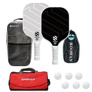 (Hàng tồn kho hiện có) Chuyên Nghiệp 11/14mm Pickleball Mái Chèo T300 Sợi Carbon Dập Nóng Pickleball Vợt SINSHAM Pickle Ball Bat Paddle Bề Mặt Thô Với Hạt Mài Mòn Độ đàn hồi siêu nhẹ cho ngoài trời và trong nhà  Usa pickleball pickleball paddle