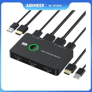 Bộ Chuyển Đổi HDMI KVM 2 Cổng USB Và HDMI Cho 2 Máy Tính