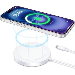 Sạc không dây Sạc nhanh từ tính với cáp sạc USB-C 1M