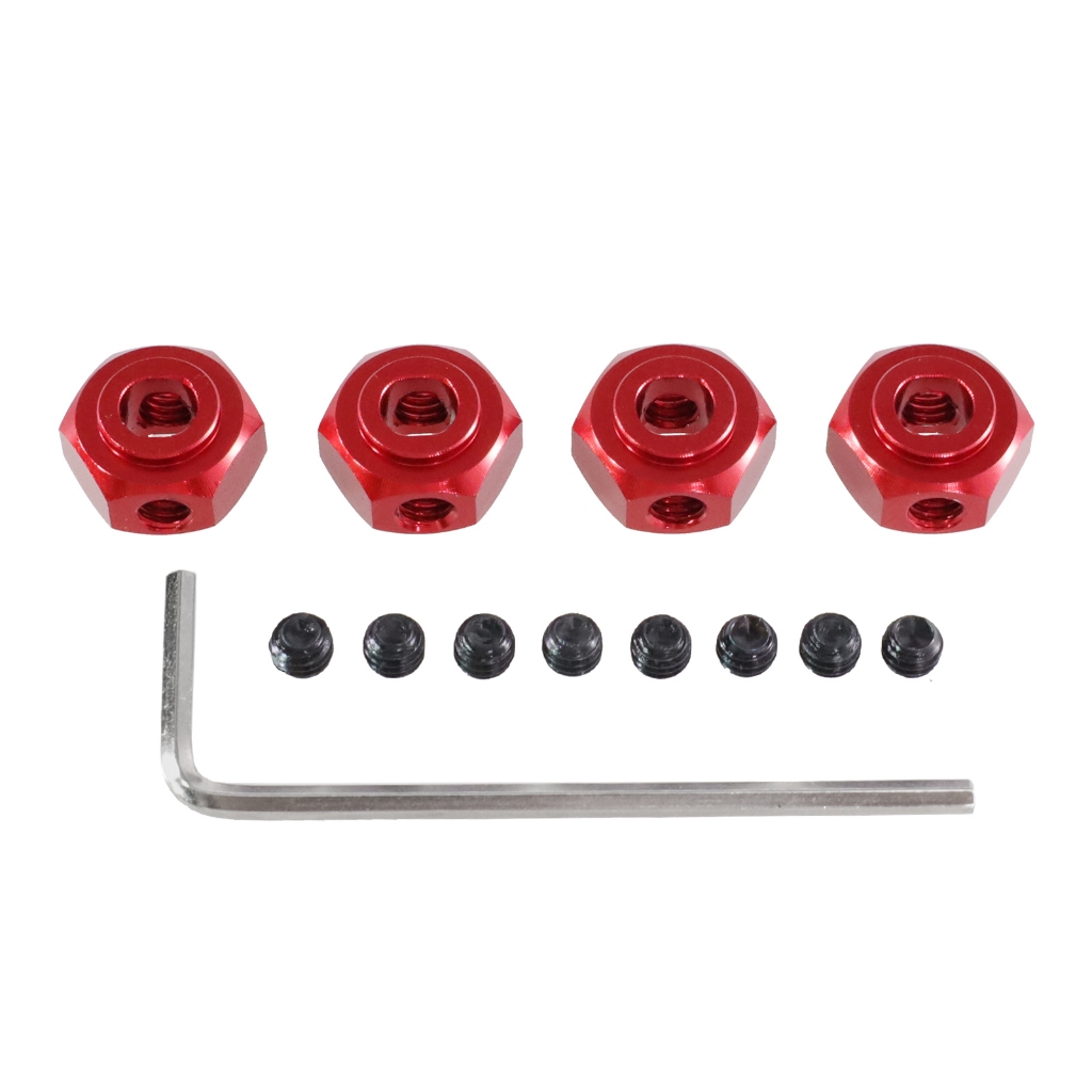 Dành Cho MJX Hyper go 1 / 10 10208 RC Xe Kim Loại 12 Mm Lục Giác Kết Nối Nâng Cấp Bánh Xe Lục Giác 4