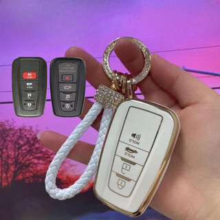 Ốp TPU Bọc Chìa Khóa Điều Khiển Từ Xa Thông Minh Chống Trầy Cho Xe Hơi 4 Phnom Penh Toyota Corolla Altis Corolla Cross Camry CHR RAV 4
