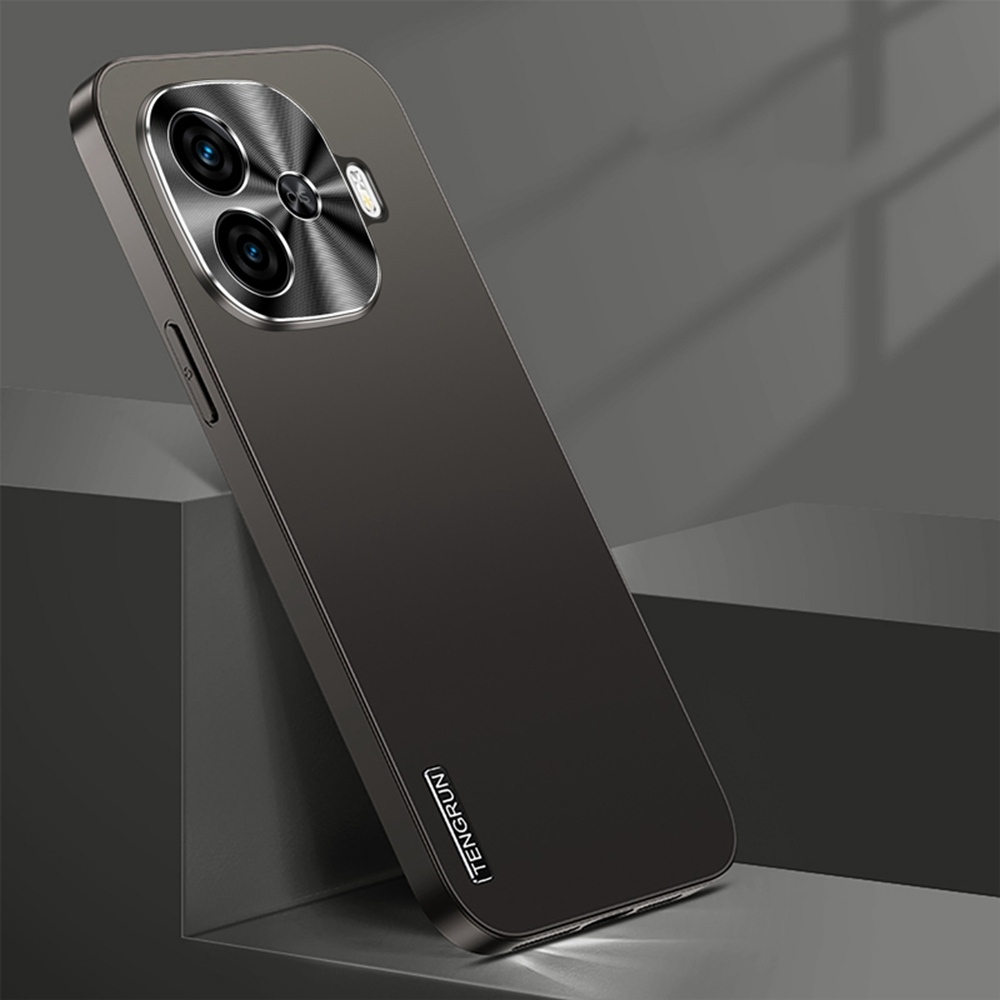 Vỏ mỏng Vivo IQOO Z9 Turbo Vỏ PC cứng mờ Bảo vệ ống kính kim loại Bảo vệ điện thoại di động