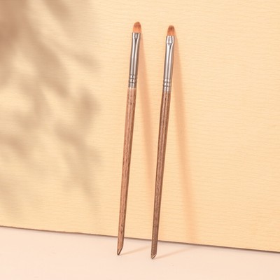 【OVW】Bàn chải trang điểm chuyên nghiệp OVW 2 chiếc Bàn chải môi Bàn chải bút chì làm đẹp XQ21-2