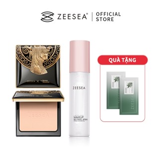  Zeesea British Museum Face Powder Oil Control 8g + xịt trang điểm tạo ra 50ml   100ml 