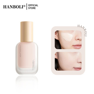 HANBOLI Sợi Ánh Sáng Làm Đẹp Da Dạng Lỏng Kem Che Khuyết Điểm Nhẹ Chống Thấm Nước Chống Dính Bột Chống Dính Da Khô Kem Da Fo