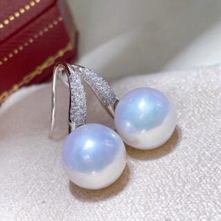 Phụ Kiện Ngọc Trai DIY 18K Mạ Vàng Đồng Dày Mạ Vàng Cao Gót Cổ Điển Phong Cách Đơn Giản Bông Tai Bán Thành Nữ