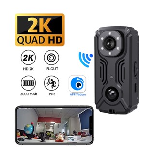 Wifi 2k Mini Camera IR-CUT DASH Cam Tầm Nhìn Ban Đêm Phát Hiện Chuyển Động DVR Thu Nhỏ Máy Quay Bỏ Túi Cảnh Sát Body Cam PIR Xe Đạp Camera Thể Thao DV Webcam