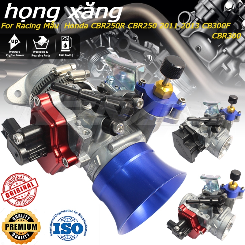 Nâng cấp Họng Xăng Racing Mẫu CBR250R CBR250 2011-2013 CB300F CBR300