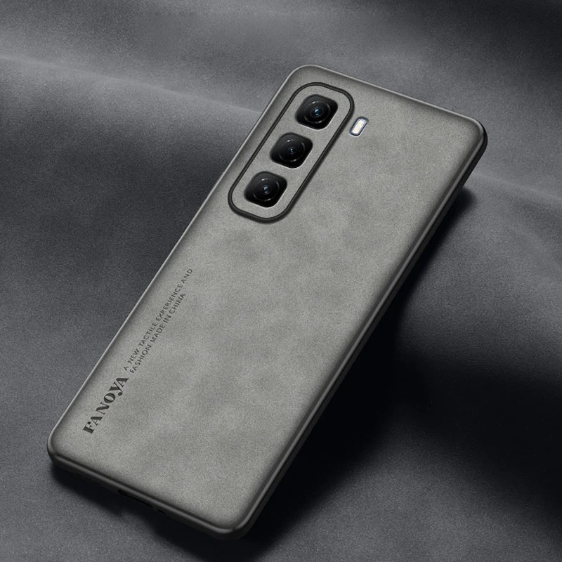 Da Cừu Da Trơn Dành Cho Infinix hot 50 5G 2024 Ốp điện thoại Silicon Bảo Vệ Khung Chống Xẻng Ốp điện