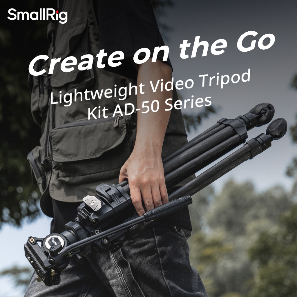 Bộ chân máy sợi Carbon Video nhẹ SmallRig AD-50 Pro 4420