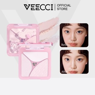 VEECCI Phấn Bắt Sáng 3 Trong 1 Highlight Mờ Khuôn Mặt Làm Sáng Tự Nhiên Tạo Trang Điểm 3D 7.5g