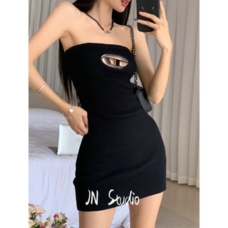JN Studio váy Đầm váy nữ body đầm hàn quốc Thể thao xu hướng Popular WLQ2440VX7 17Z240424