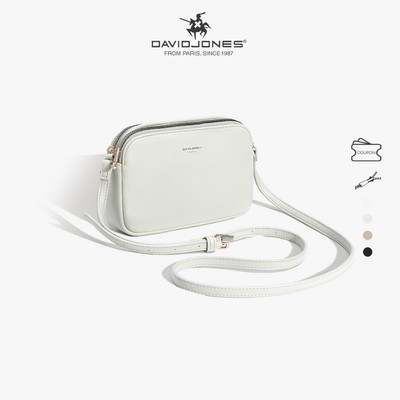 David Jones Paris 2025 Xuân Hè Bộ Sưu Tập Mới Thiết Kế Nữ Đeo Ngang Túi Da pu Nữ Mềm Mại Và Mềm Mại