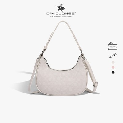 David Jones Paris Nữ Kích Thước Nhỏ Cứng Hobo Túi Đeo Ngang Túi Đeo Vai pu Da Nữ Mềm Mại Và Mỏng Túi