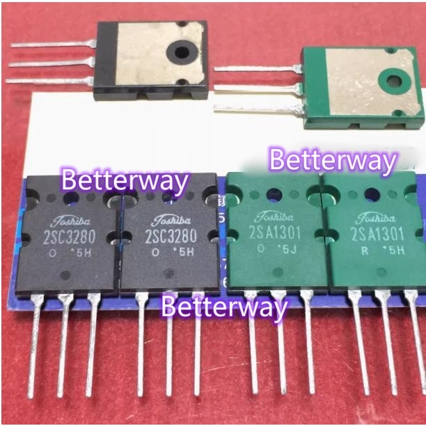 1 cặp 2SA1301 2SC3280 (1 cái 2SA1301 + 1 cái 2SC3280) mới trên