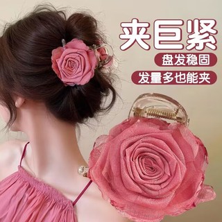 Kẹp Tóc Hoa Hồng Phong Cách Hàn Quốc Cao Cấp Thời Trang Nữ Kẹp Tóc Hàng Ngày Phụ Kiện