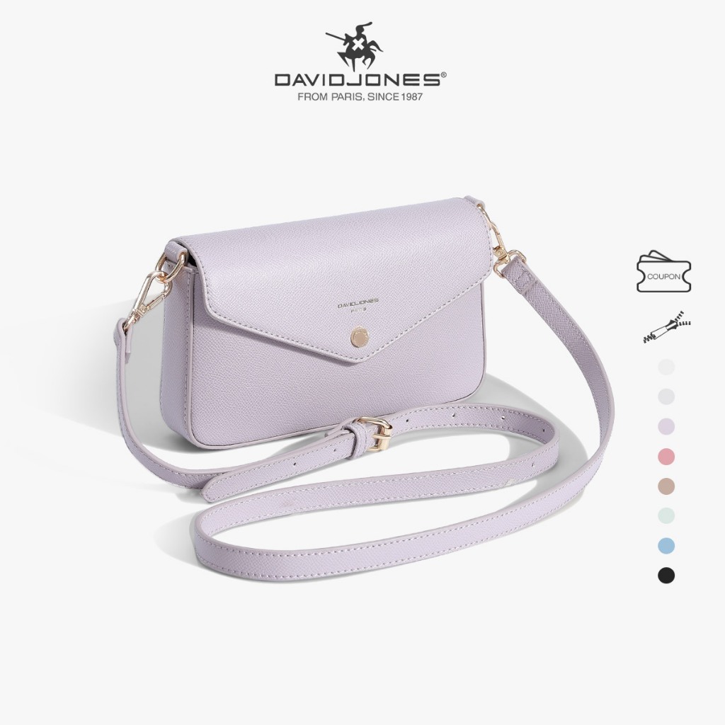 Túi đeo chéo DAVID JONES paris mới cho nữ
