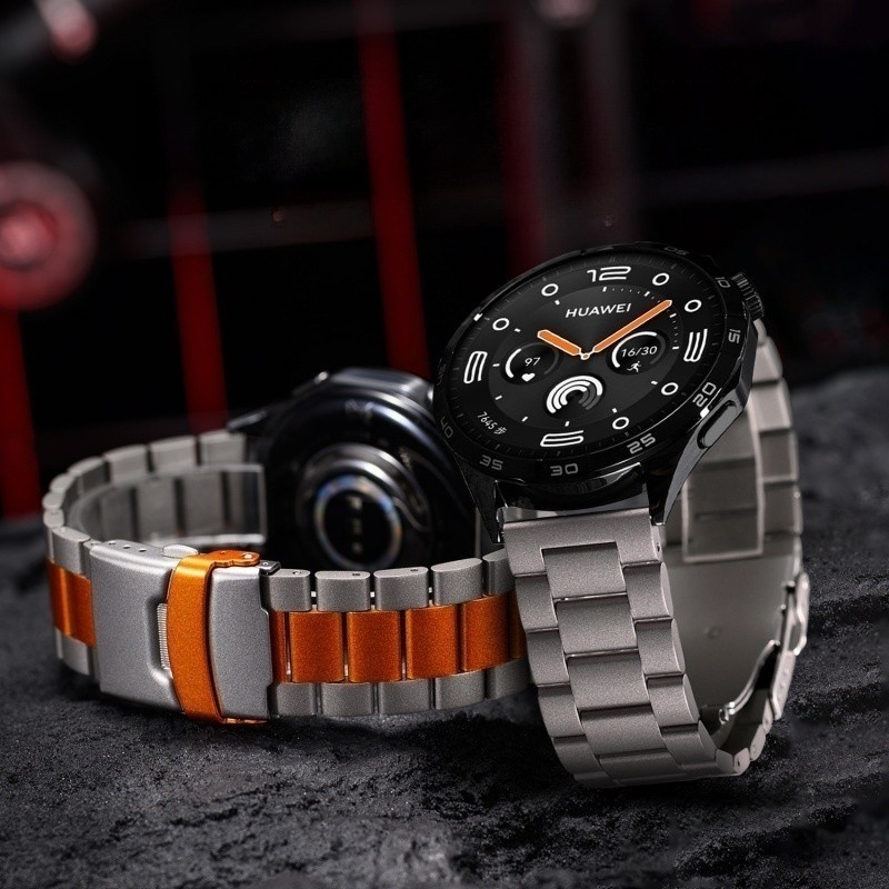 Dây đeo cổ tay titan nguyên chất 22mm Thích hợp cho Huawei gt5 / gt4 / gt3 /gt2 /gt5pro Dây đeo watc