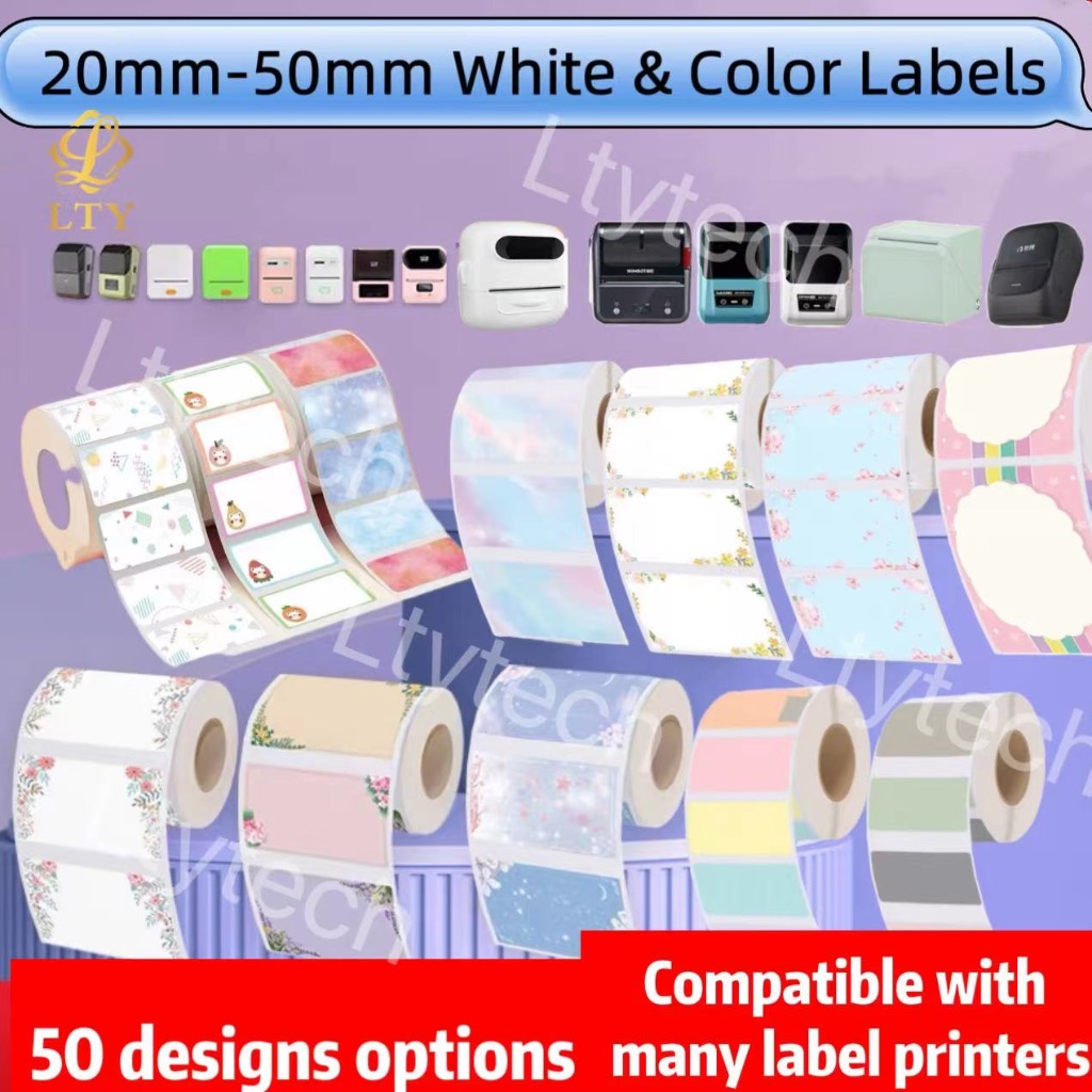 Dành cho Marklife P50 Phomemo M110 / M220 / M200, QLabel E210 Clabel 221B Máy in nhãn dán nhiệt màu 