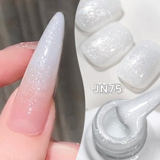  BORN PRETTY 10ml Sữa Trắng Lấp Lánh Gel Sơn Móng Tay Mờ Ngâm Tắt Thạch Móng Tay Gel Vernis Bán Thường Trực Gel 