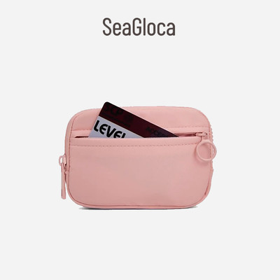 Seagloca Đơn Giản Thời Trang Nylon Chống Thấm Nước Ví Nhỏ Đa Năng Móc Khóa Ví Đựng Tiền Xu Cho Nữ