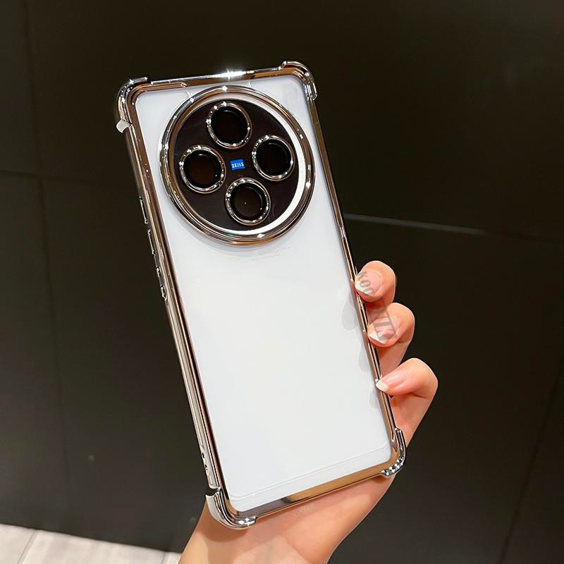 Ốp Lưng Trong Suốt Cho Xiaomi Redmi 14C 14R POCO C75 Túi Khí Chống Sốc Trong Suốt Mềm Vỏ Điện Thoại Camera Phim Bảo Vệ Toàn Diện