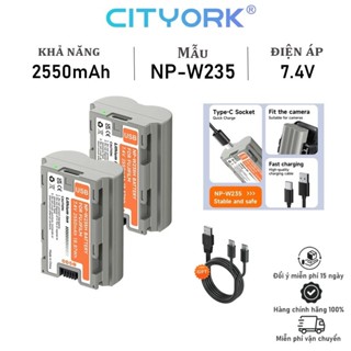 Pin máy ảnh CITYORK Fujifilm NP-W235 Sạc trực tiếp  Type-c phù hợp cho X-T4 X-T5 GFX100S GFX50S Il