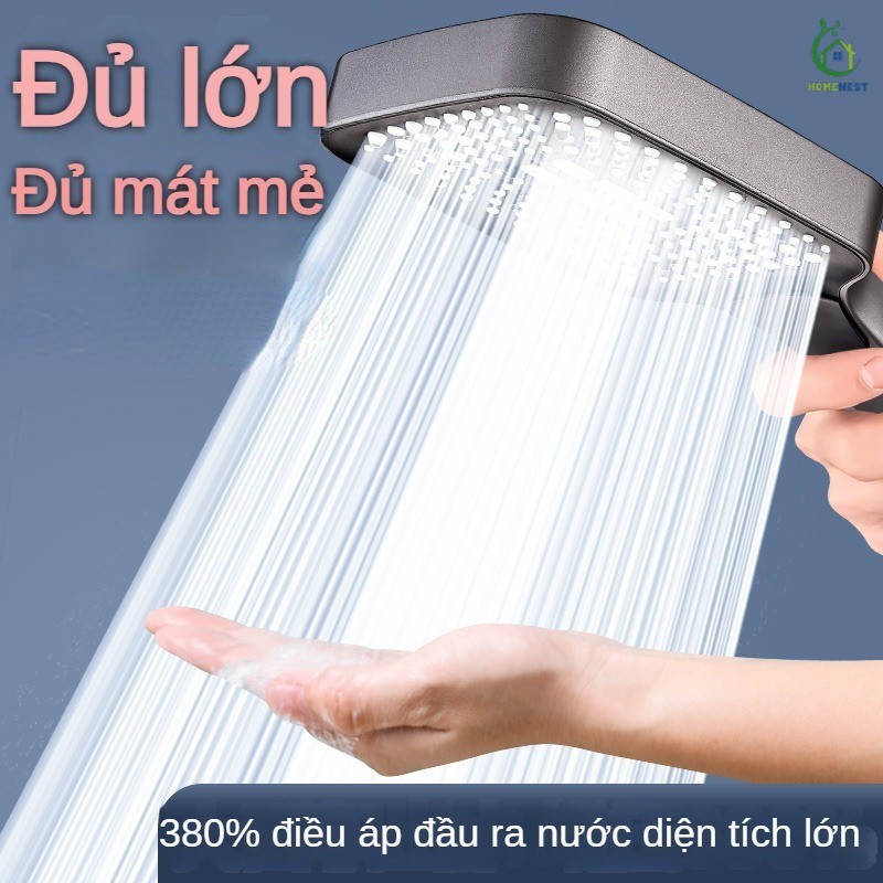 Đầu vòi hoa sen áp suất vuông, phòng tắm vòi, đầu vòi hoa sen áp lực cầm tay