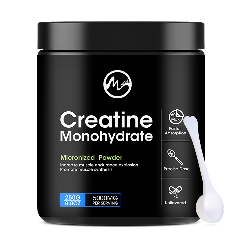 Minch Creatine Monohydrate Powder Creatine Muscle Builder cho nam và nữ Bài tập tăng cường sức mạnh Xây dựng tăng cường cơ bắp Hiệu suất phục hồi đồ uống Creatine