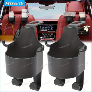  1 Chiếc Ghế Ô Tô Tựa Đầu Móc Treo Lưu Trữ Sắp Xếp Đa Năng Có Cốc Đựng Túi Xách 