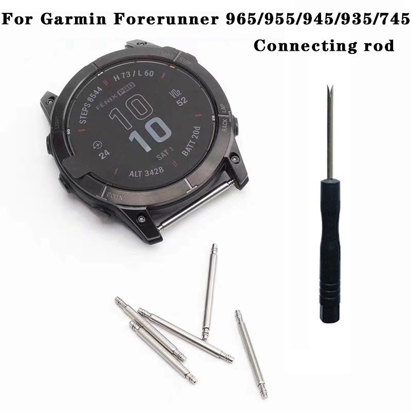 Cho Garmin tiền thân 965/955/945/935/745 Đồng hồ kết nối rod kim Tai thô cố định con trỏ kim loại