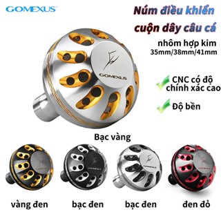 Núm tay quay GOMEXUS hợp kim 38-41mm cho máy câu đứng và ngang Shimano Vanquish Daiwa Steez Ryobi Ecusima A38-DF