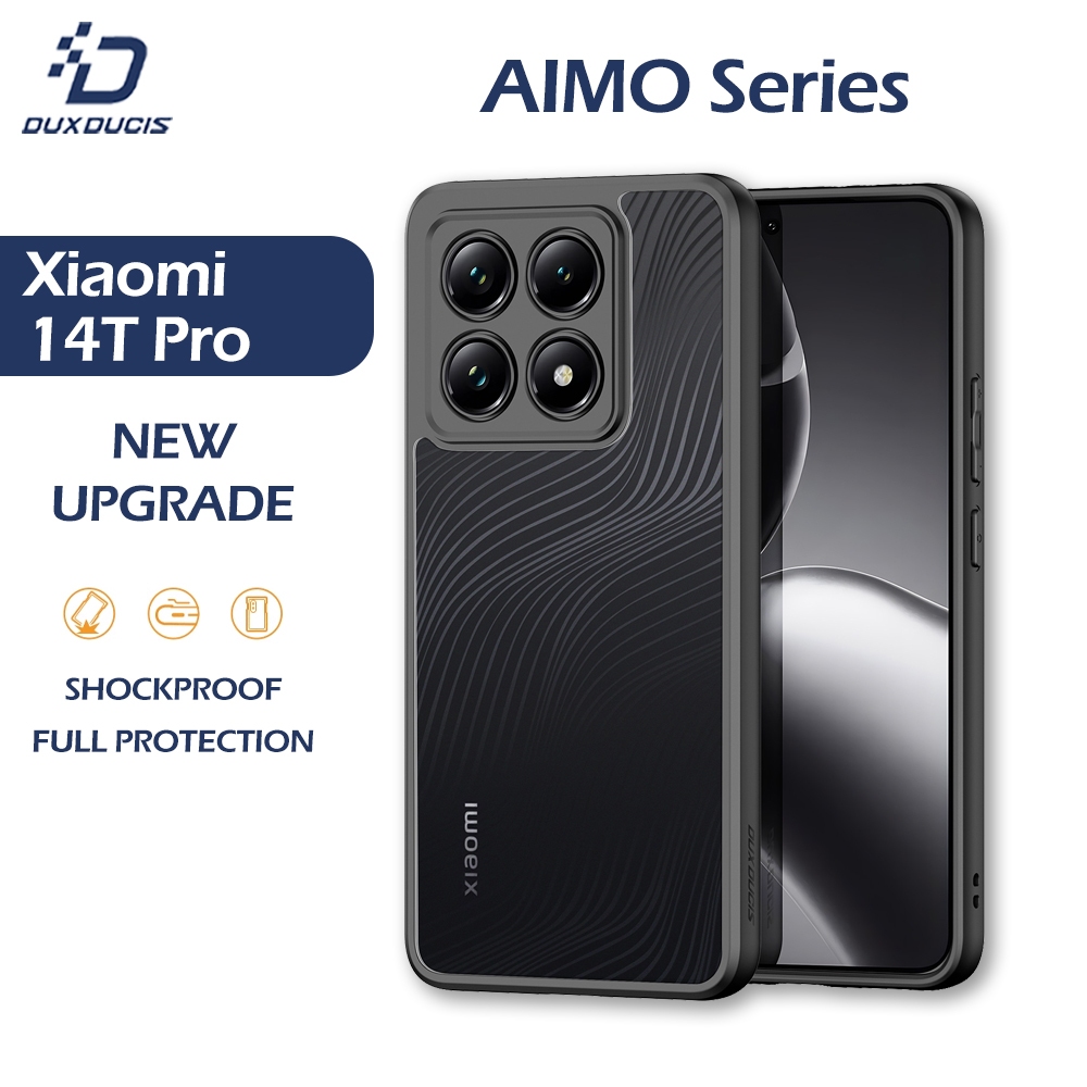 Ốp lưng DUX DUCIS AIMO cho Xiaomi 14T Pro - Ốp điện thoại cứng trong suốt chống sốc