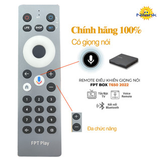[Nilank] Mẫu mới Remote Điều Khiển FPT Play BOX TIVI Chính hãng Khiển Giọng Nói T650 P650 A650 H650