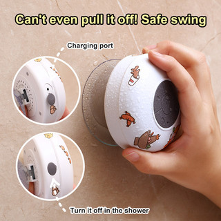 Loa Bluetooth Chống Nước FREESHIP Loa Mini Không Dây Gắn Tường, Nhà Tắm tặng kèm miếng dán Sticker Cute
