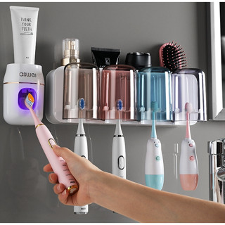 Cốc Đựng Bàn Chải Đánh Răng / Cốc Súc Miệng Gắn Tường Không Cần Khoan Điện