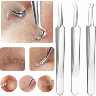 Cell Pimples Kẹp Mụn Đầu Đen Nhíp Thẩm Mỹ Viện Cạo Đặc Biệt Đóng Hiện Vật Hỗ trợ giảm mụn Dụng Cụ Nhíp Thép Không Gỉ Mụn Kẹp Mụn Mụn Đầu Đen Tẩy Nhíp Cong Thẳng
