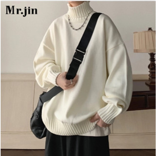 Áo sweater nam cổ lọ nam nữ đẹp dáng rộng thời trang retro Hàn Quốc cho nam phong cách Hàn Quốc thời trang Quần áo nam