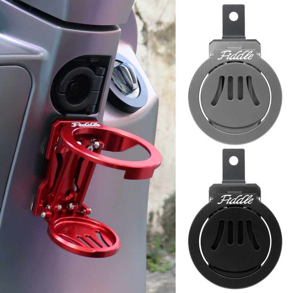 Phụ Kiện Xe Máy Gấp Đồ Uống Miếng Lót Uống Cốc Đứng Chai Cho SYM FIDDLE4 FIDLE5 FIDLE 150 125 4 5