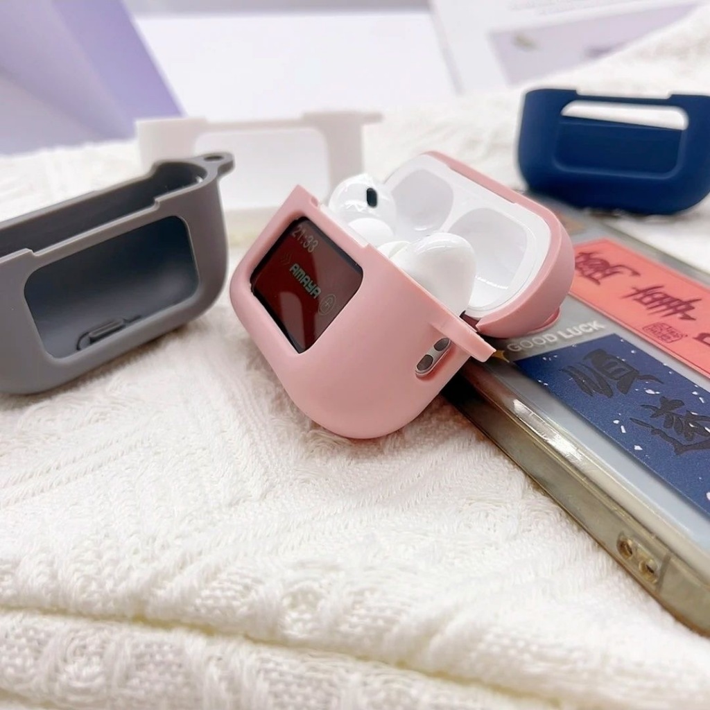 A9pro Ốp lưng silicon đầy màu sắc cho tai nghe Vỏ bảo vệ chống va chạm chống mài mòn cho A8 pro A9 p