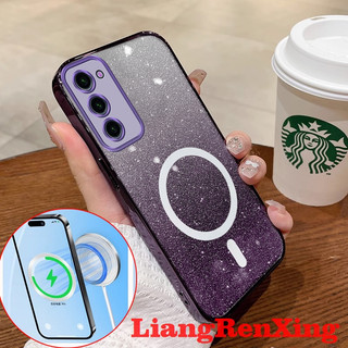 Ốp cho Samsung S21 FE Samsung S21 Ultra Samsung S21 Plus Ốp điện thoại Ốp mềm chống sốc Silicon thiết kế mới trong suốt không dây thu hút từ tính thẩm mỹ sfbswx01