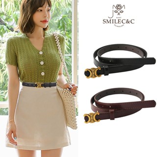 SmileFairyCC【COD & Hàng Có Sẵn】Thắt Lưng Nữ Màu Đen / Nâu Phong Cách Phương Tây Chất Lượng Cao