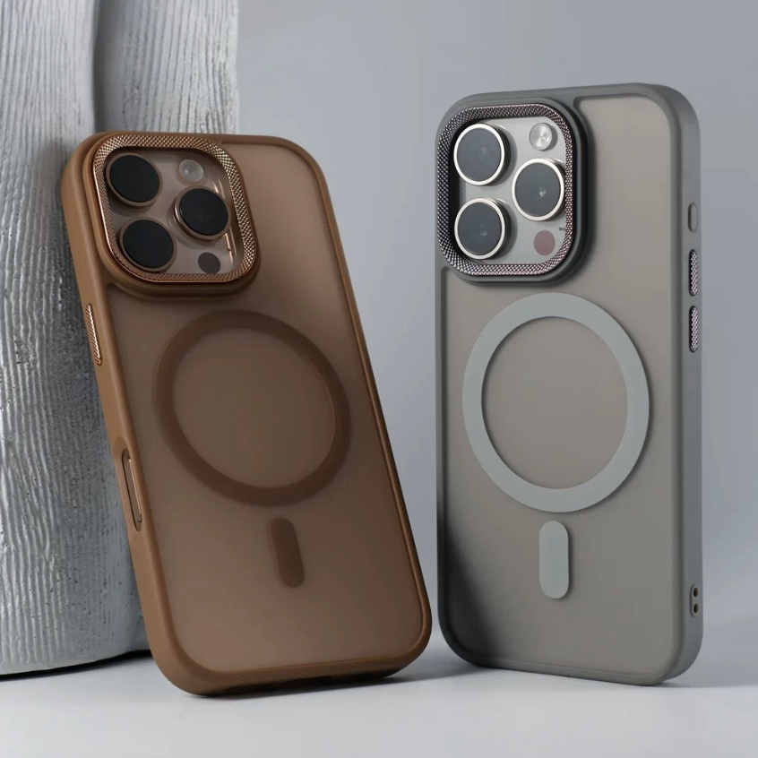 【Matte acrylic hard case/Desert Gold】Ốp lưng compatible for iPhone 11 12 13 14 15 16 pro max case