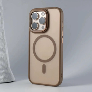 【Matte acrylic hard case/Desert Gold】Ốp lưng compatible for iPhone 11 12 13 14 15 16 pro max case