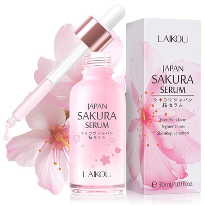 Laikou Sakura Facial Serum Tăng cường rạng rỡ Tăng cường độ đàn hồi Tinh chất chống lão hóa 30ml