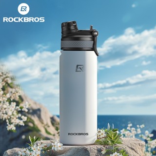 [Fulfilled by Shopee]Cốc cách nhiệt hai lớp ROCKBROS Thép không gỉ 304 Cách nhiệt 12 giờ 550ml 650ml 1000ml 1200ml Dung tích lớn Bình nước uống và ống hút trực tiếp